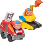 Blippi Mini Vehicles, Including Excavator and Fire Truck, Each with a... 