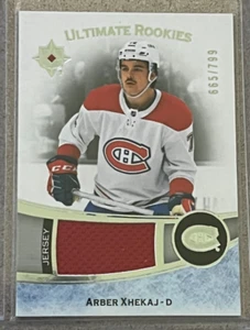 Arber Xhekaj ULTIMATE ROOKIES /799 2022-23 UD Ultimate Collection 157 - Picture 1 of 2