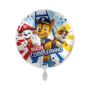 Palloncino Paw Patrol 43cm Buon Compleanno Festa Compleanno Tema Cartone Animato - Foto 1 di 1