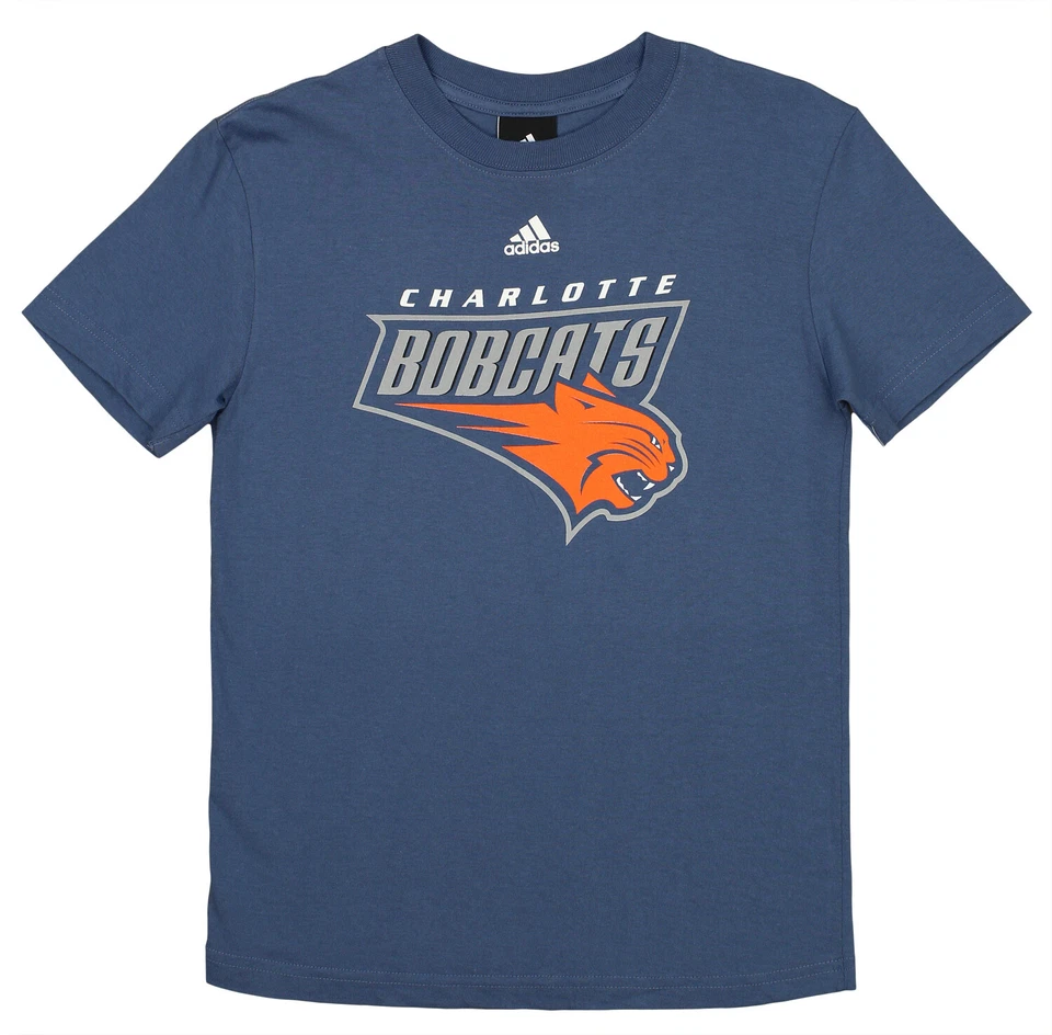 Adidas NBA Youth Charlotte Bobcats Team Logo Tee Shirt - Image 1 of 1