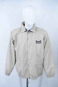 Harrah's New Orleans Poker Room Embroidered Harrington Jacket Tan - Mens Medium - Picture 1 of 15