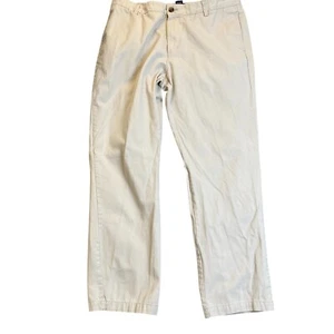 Chaps Mens Khaki Pants 38x32 Custom Fit Cotton Preppy Academia - Picture 1 of 17