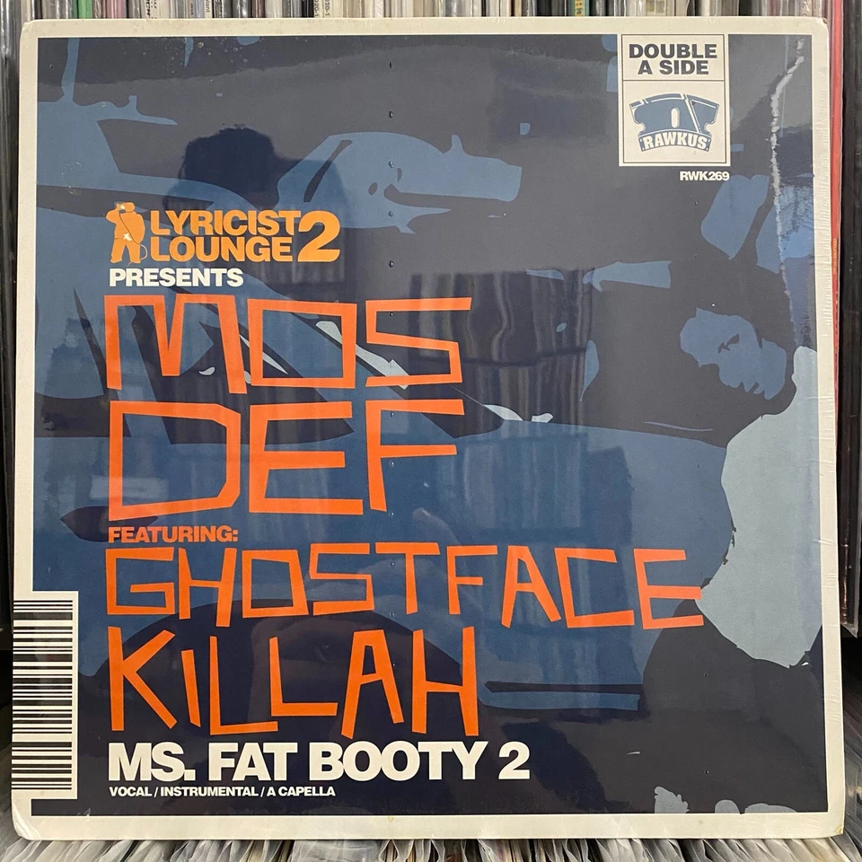 MOS DEF + GHOSTFACE - MS. FAT BOOTY 2 (12") 2000!!  RARE!!  BIG NOYD + PRODIGY!! - Image 1 of 2