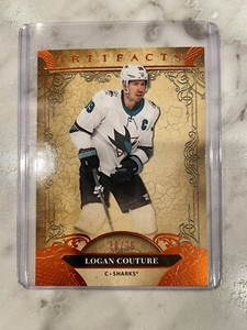 2020-21 Artifacts Logan Couture autumn parallel 30/75 #21 Upper Deck -RARE-