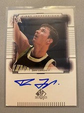 A13,402 - 2000 SP Top Prospects First Impressions #DL Dan Langhi Auto