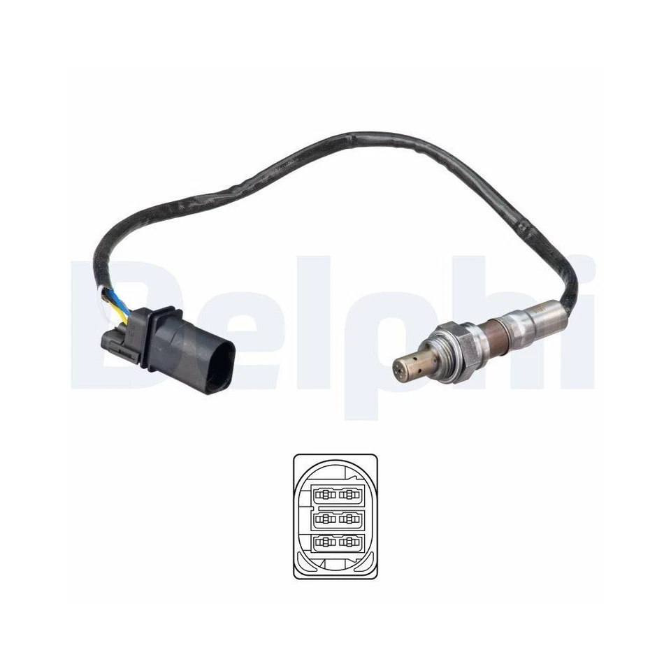 Sonda lambda DELPHI ES21149-12B1 per AUDI SEAT SKODA VW, dopo catalizzatore - Immagine 1 di 1