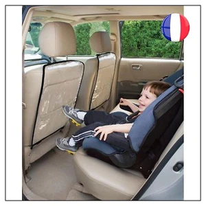2 Protezione Cover Schienale Dietro Sedile Auto Auto Bambino Bebè Nuovo - Foto 1 di 6