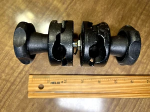 Heavy Duty Manfrotto Pivoting Clamp - Lighting Mic Dual Swivel Clamp - GREAT! - Picture 1 of 3