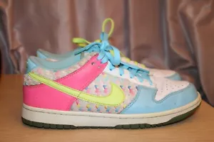 Nike 6.0 Dunk scarpe basse neon lifestyle donna US 9 Pasqua 314141-171 2008 - Foto 1 di 12