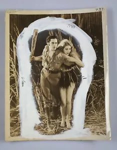 Rare Vintage Movie Press Photo 1931 Duncan Renaldo Edwina Booth in "Trader Horn" - Picture 1 of 2
