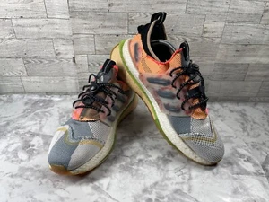 Adidas x PLRBOOST x Helen Kirkum Sneakers Men 11M Running Shoes Gray Orange - Picture 1 of 20