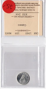 Canada 1960 10 Cents ICCS Certified MS 65 XYS 244 Cameo - Picture 1 of 3