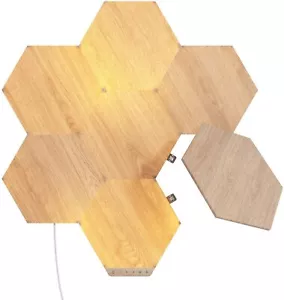 Kit de inicio Nanoleaf Elements Madera Como Hexágonos - 7 paneles - Imagen 1 de 5
