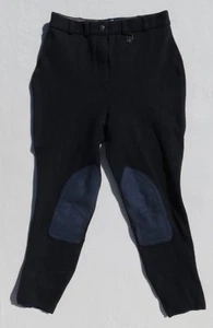 MILLER’S USA Damen Reithose dunkelblau dick Stretch Baumwolle Knieaufnäher Gr. 26 L - Bild 1 von 6