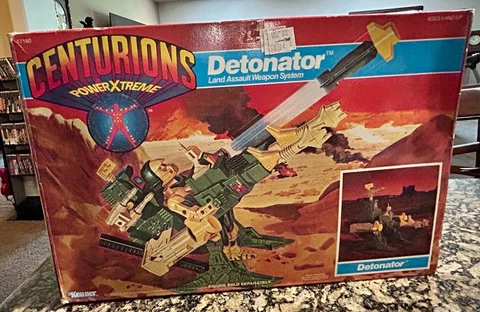 Centurions PowerXtreme Detonator Toy - Mint in Box 1986 - Rare  LOOK !! Cover