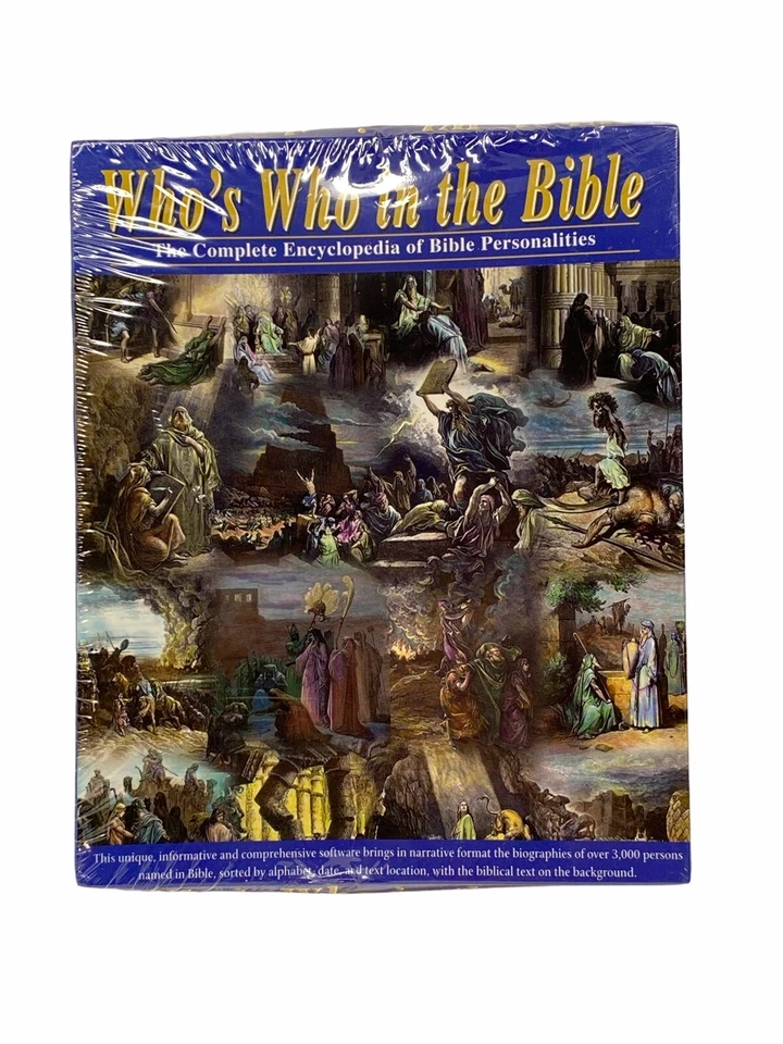 Who's Who in the Bible - Complete Encyclopedia of Bible Personalities CD-ROM NEW - Image 1 of 4