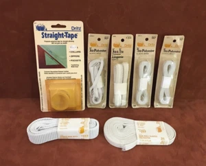 Menge (7) DRITZ Polyester elastisches Geflecht & gerades Band ~ NEU IN VERPACKUNG - Bild 1 von 6