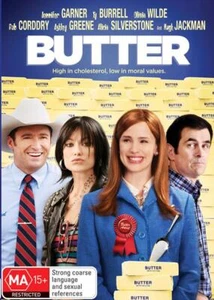 Butter BRAND NEW DVD LCK1 Jennifer Garner/Hugh Jackman/Olivia Wilde Obscure Fun - Picture 1 of 1