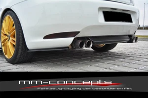 CUP difusor lateral enfoque SET NEGRO para faldón trasero Alfa Romeo GT Flaps ABS - Imagen 1 de 7