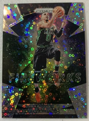 JAYSON TATUM🔥🏀MINT FAST BREAK FIREWORKS SILVER PRIZM📈🌟2018-19 CELTICS 2ND YR - Image 1 of 2