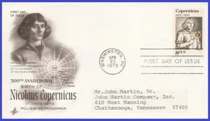 USA3 #1488 ADDR ARTCRAFT FDC Nikolaus Kopernikus - Bild 1 von 1