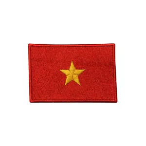 Vietnam Country Flag Patch Iron On Patch Sew On Badge Embroidered Patch - Foto 1 di 1