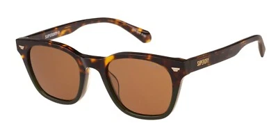 Gafas De Sol Superdry Para Hombre SDS-5043 102 Tortuga/Verde/Marrón - Imagen 1 de 4