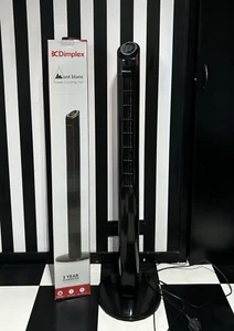 ❤️ Dimplex Mont Blanc Black Slim Floor Tower Cooling Fan DXMBCF Remote Compact - Picture 1 of 5