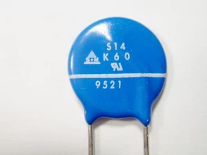S14K60 Varistore 14A 60V #19-6A3 - Bild 1 von 1
