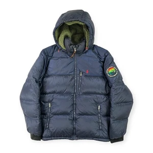 Chaqueta acolchada Polo Ralph Lauren 750 Sherpa Sportsmen azul grande para hombre - Imagen 1 de 10