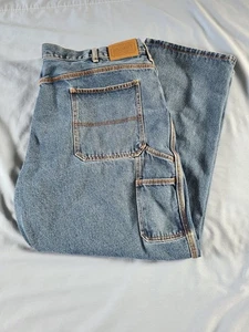 C.E. Schmidt Workwear 100% Baumwolle Denim Carpenter Blue Jeans Herren Größe 46 x 32 - Bild 1 von 12