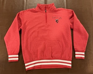 Champion Damen Rutgers Scarlet Knights 1/4-Reißverschluss Pullover Sweater Oberteil - Größe M - Bild 1 von 12