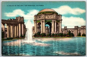 Postal San Francisco CA - Palacio de Bellas Artes - Solo queda Expo Bldg 1915 - Imagen 1 de 2
