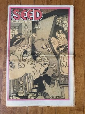 Vintage Chicago Seed Vol. 6 No. 7 Underground Newspaper – 1970 Counterculture - Image 1 of 4