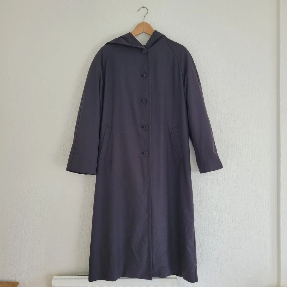 Abrigo Adolfo Dominguez Iberia Airways tripulación cabina grande negro polar extraíble  Foto 1 de 4