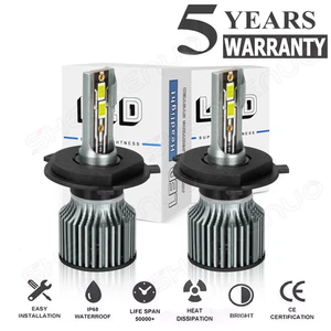 6000K For Honda Ridgeline 2006-2014 2X H4 9003 LED Headlight Bulbs High Low Beam - Picture 1 of 13