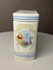 VINTAGE NEW Lenox Disney Pooh Pantry Canister Baking Soda Jar HTF RARE MINT - Picture 1 of 6