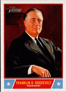Topps Heritage Notable Americans 2025 #NS19 Franklin D. Roosevelt - Imagen 1 de 2