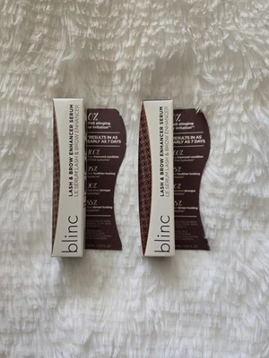 2 PACK Blinc Lash and Brow Enhancer Serum 0.15 Fl Oz 4.50ml New In Box Full Size - Image 1 of 4