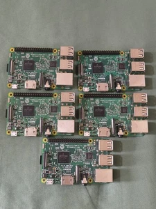 Raspberry Pi 3 Model B Quad Core CPU 1.2 GHz 1 GB RAM Motherboard with 32GB Card - Picture 1 of 3