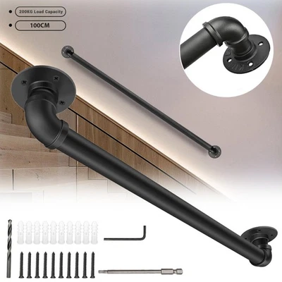 100cm Handlauf Treppengeländer Geländer Wandhandlauf Wasserrohr Handlauf - Bild 1 von 4