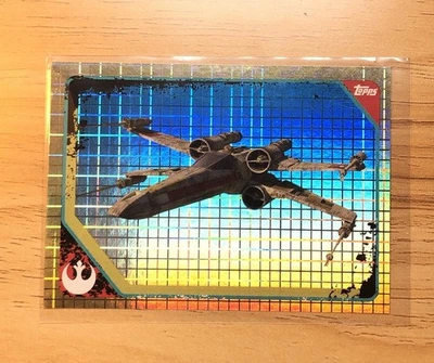 Star Wars Sticker Card #148 - X - Wing Star fighter - Image 1 of 3