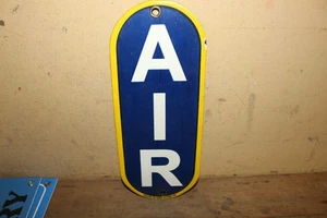 Letrero de porcelana raro AIR Sunoco Gasolinera Eco Medidor Bomba de neumáticos Chevrolet Ford - Imagen 1 de 3