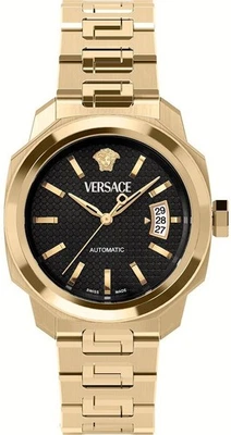 Versace VEAG00824 Dylos Automático Dorado Negro Stainl. Reloj Hombre Acero NUEVO Foto 1 de 4