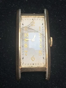 Vintage Westfield Cuvex Style Herren Armbanduhr läuft wie besehen - Bild 1 von 6