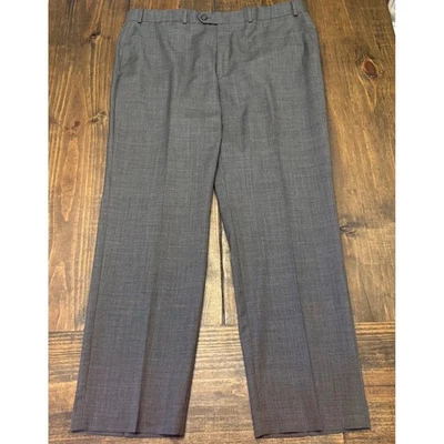 Lauren Ralph Lauren Wool Dress Pants Gray Classic Fit Size 38x30, business - Image 1 of 4