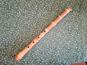 Shakuhachi Approx. 54.8cm 404g Made of Bamboo Unused - Picture 1 of 9