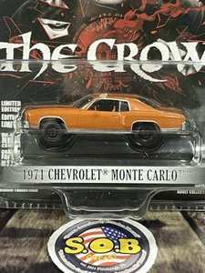 Greenlight The Crow 1971 Chevrolet Monte Carlo Diecast Sealed USED NM Condition - Picture 1 of 7