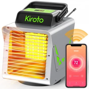 Greenhouse Heater 1500W with APP Remote Control, Greenhouse Heater With Therm... - Picture 1 of 9