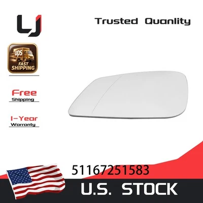 51167251583 Conjunto de espejo térmico izquierdo compatible con placa de respaldo BMW 228i incluida Foto 1 de 4